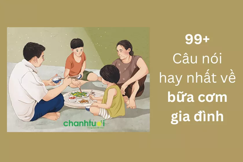 99+ Câu nói hay về bữa cơm gia đình, stt cơm nhà đầy ý nghĩa