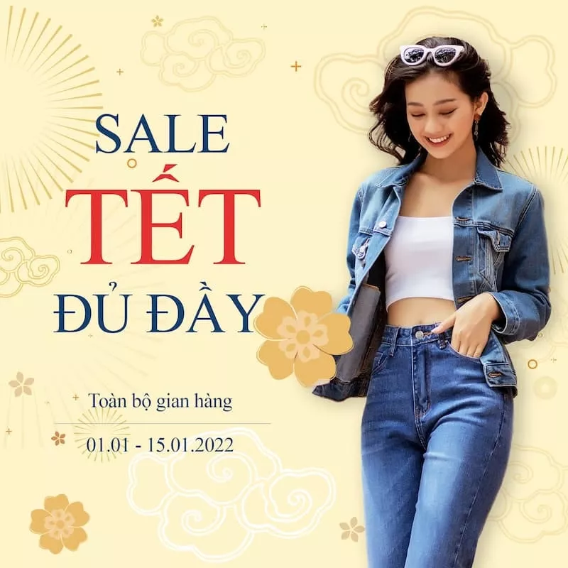 Aaa Jeans - Thương hiệu đồ jeans và phụ kiện cho nữ sale Tết hấp dẫn