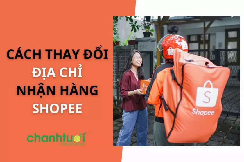 alt: Hình ảnh minh họa giao diện đổi địa chỉ trên Shopee