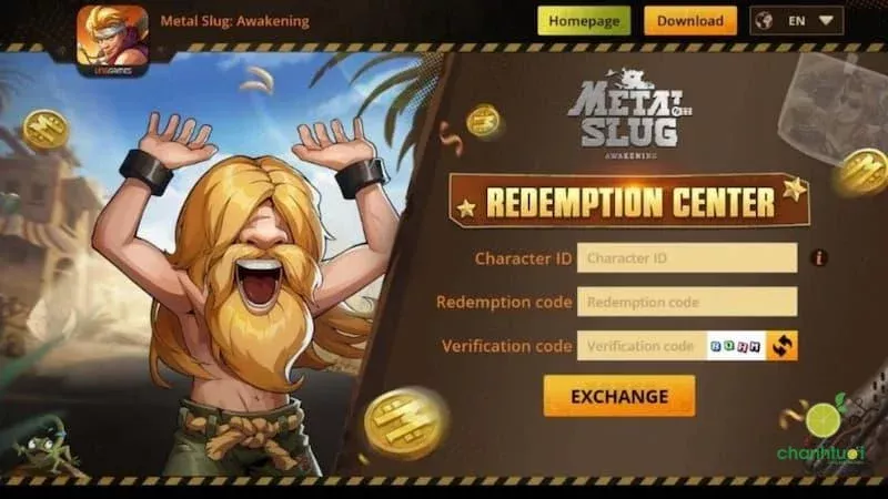 Alt: Hướng dẫn nhập code Metal Slug: Awakening trên website