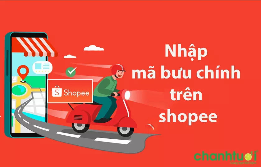 alt: Hướng dẫn nhập mã bưu chính trên Shopee