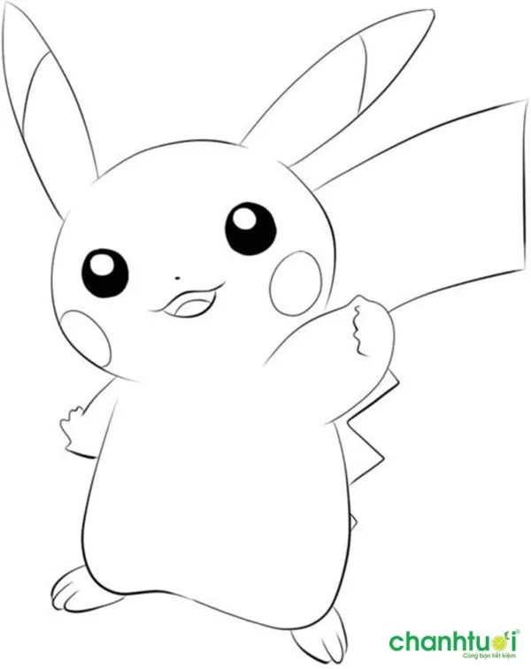 alt: Pikachu với nụ cười tinh nghịch