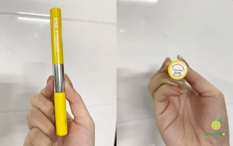 alt: Swatch màu chì kẻ mày Lemonade