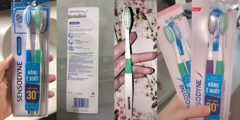 alt text: Bàn chải đánh răng Sensodyne Sensitive Extra Soft