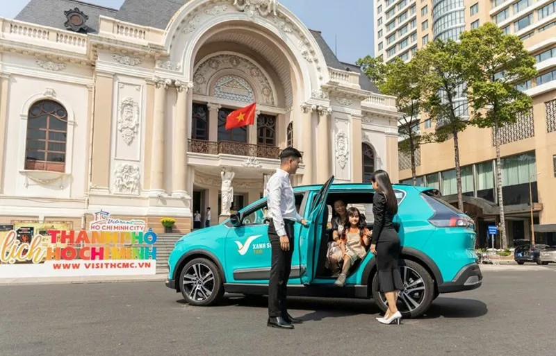 alt text: Biểu đồ thống kê cước phí Taxi Xanh SM