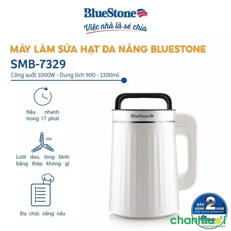 alt text: Bình chứa của máy làm sữa hạt Bluestone SMB-7329