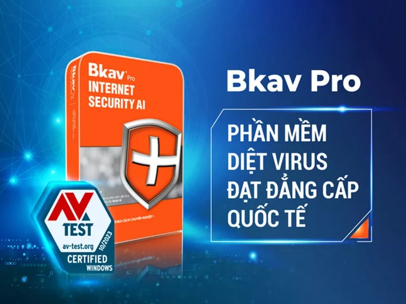 alt text: Bkav là phần mềm diệt virus an toàn, uy tín