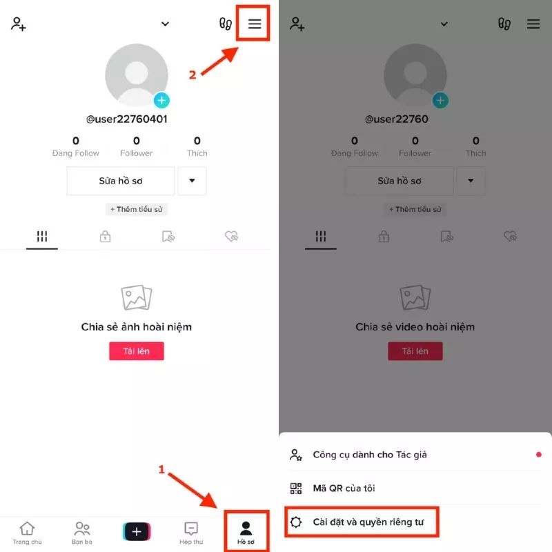 alt text: Các bước hủy đơn hàng trên TikTok