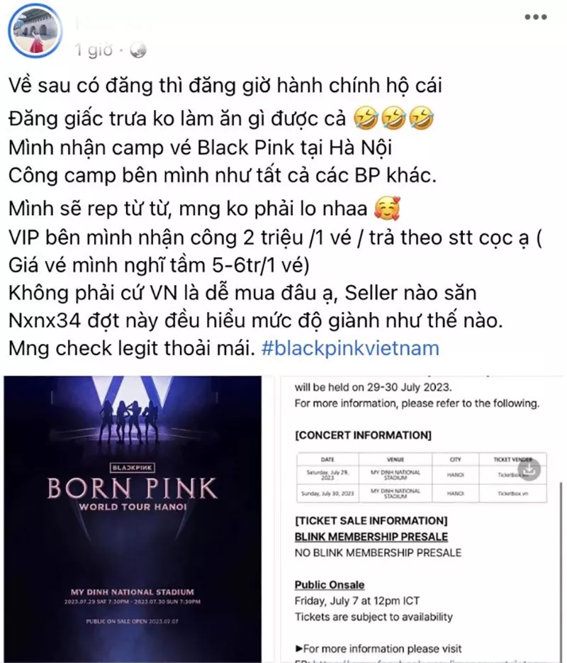 alt text: Concert BLACKPINK tại Việt Nam