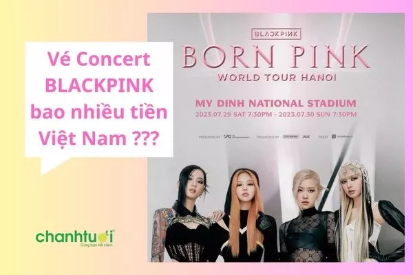 alt text: Giá vé concert BLACKPINK