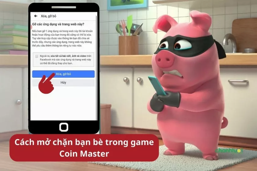 alt text: Giao diện game Coin Master trên điện thoại