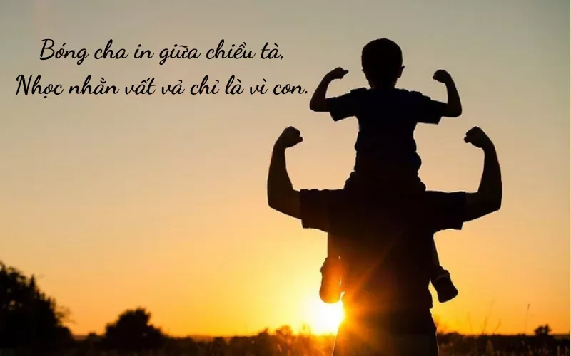 alt text: Hình ảnh bàn tay chai sần của người cha đang nắm lấy bàn tay nhỏ bé của con