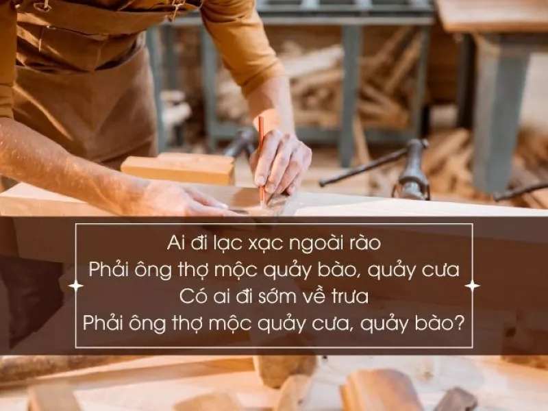 alt text: hình ảnh các dụng cụ của nghề mộc