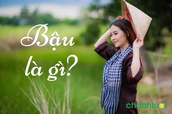 alt text: Hình ảnh cô gái mặc áo dài, e ấp bên hoa sen, thể hiện nét đẹp dịu dàng, thùy mị của người con gái miền Nam, thường được gọi bằng từ "bậu".