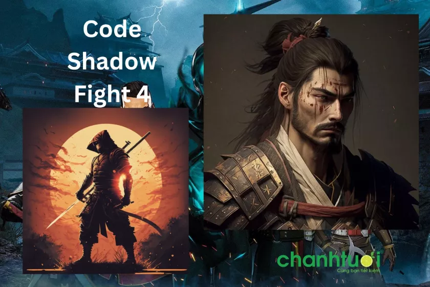 alt text: Hình ảnh game Shadow Fight 4 với nhân vật chính