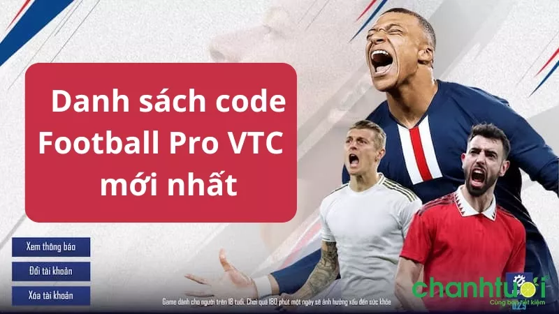 alt text: hình ảnh giao diện game Football Pro VTC