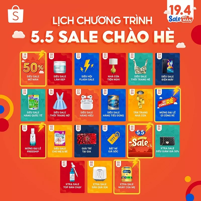 alt text: Hình ảnh hướng dẫn cách săn voucher Shopee 5.5.