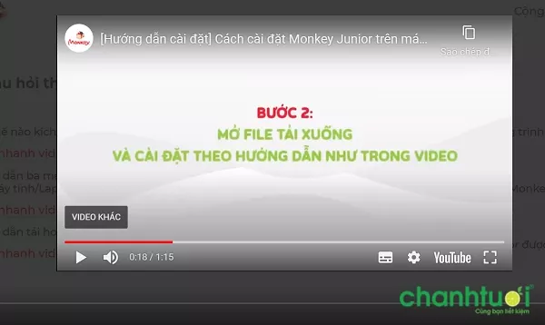 alt text: Hình ảnh minh họa cách tải Monkey Junior trên máy tính