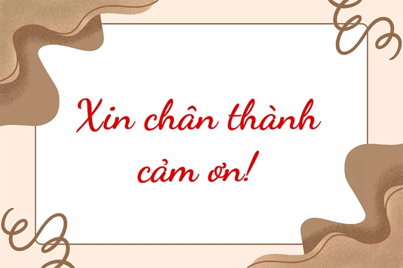 alt text: Hình ảnh minh họa về chân thành cảm ơn