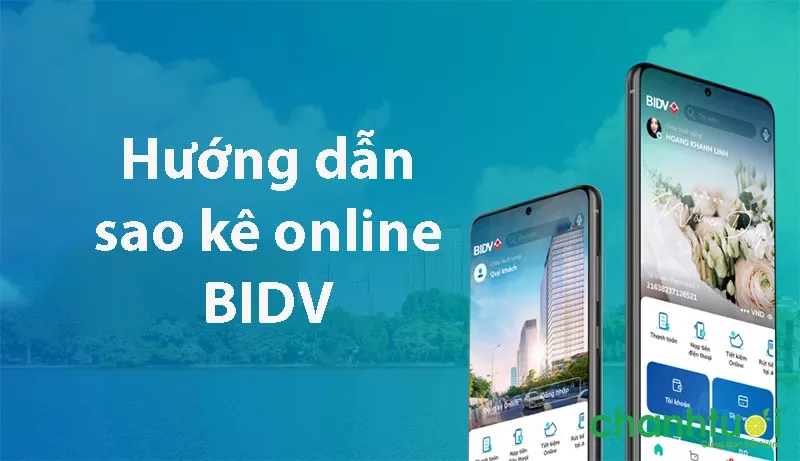 alt text: Hình ảnh minh họa về sao kê online BIDV