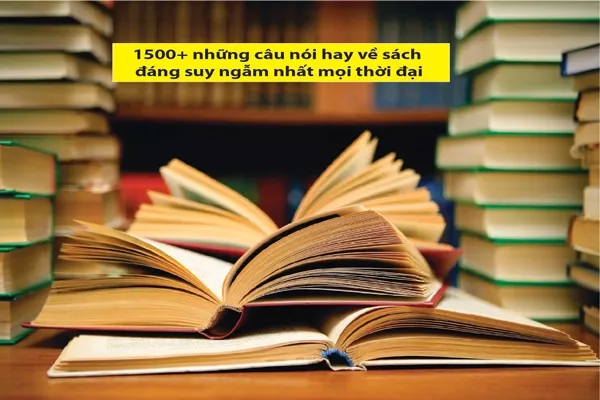 Alt text: Hình ảnh nhiều cuốn sách chồng lên nhau