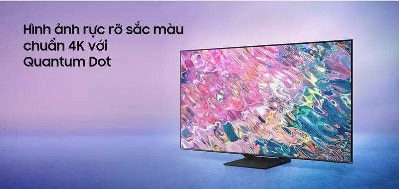 alt text: Hình ảnh Smart Tivi Samsung QLED 4K Q60B