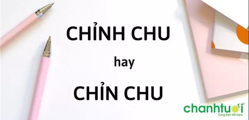 alt text: Hình ảnh so sánh chỉn chu và chỉnh chu