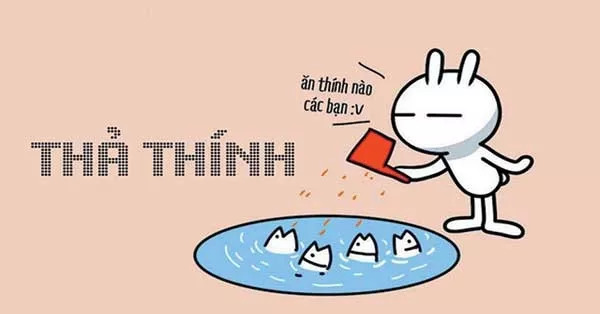 alt text: Hình ảnh thơ thả thính