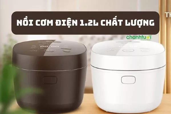 alt text: Hình ảnh tổng hợp các loại nồi cơm điện 1.2 lít