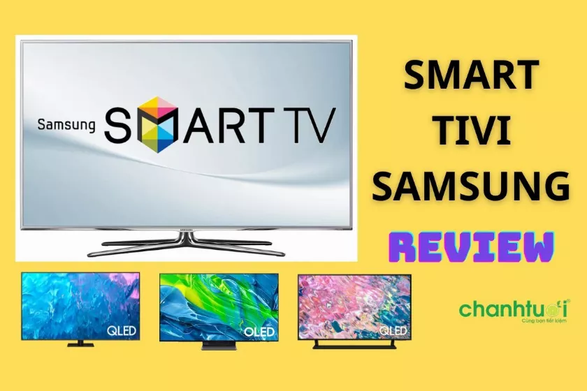 alt text: Hình ảnh tổng quan về các mẫu Smart Tivi Samsung