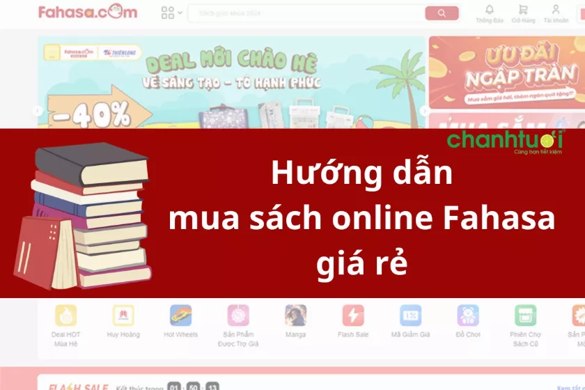 alt text: Hình ảnh website Fahasa trên điện thoại