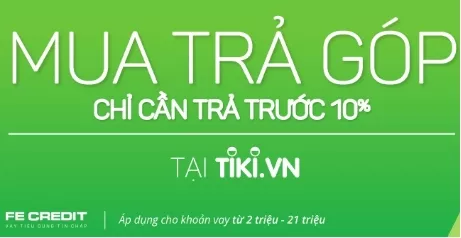 alt text: Hướng dẫn mua hàng trả góp trên Tiki