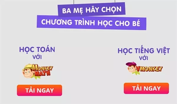 alt text: Hướng dẫn tải ứng dụng Monkey trên website