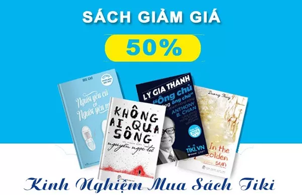 alt text: kinh nghiệm mua sách tiki