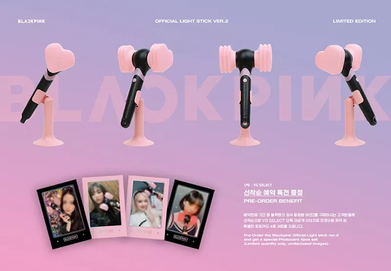 alt text: lightstick Blackpink phiên bản 2