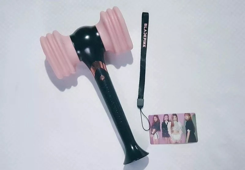 alt text: lightstick Blackpink ver 1 màu hồng đen