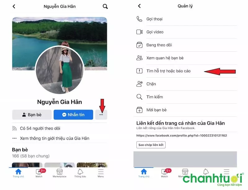 alt text: minh họa báo cáo giả mạo tài khoản facebook