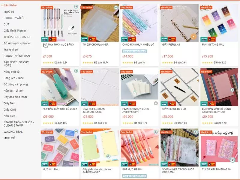 alt text mô tả hình ảnh: Gian hàng DIY Việt Nam trên Shopee