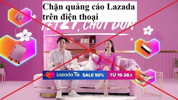 alt text: Mở ứng dụng Lazada trên điện thoại