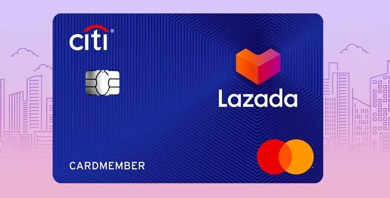 alt text: Thẻ Lazada Citi Platinum - sản phẩm hợp tác giữa Lazada và Citibank