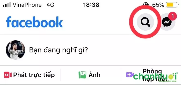 alt text: Tìm kiếm bạn bè trên facebook