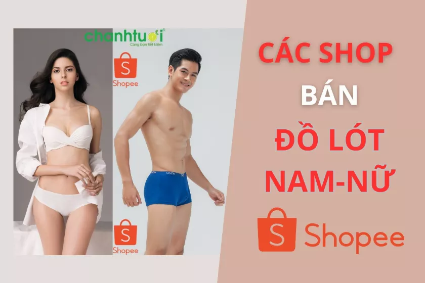 alt text: tổng hợp các shop đồ lót uy tín trên shopee