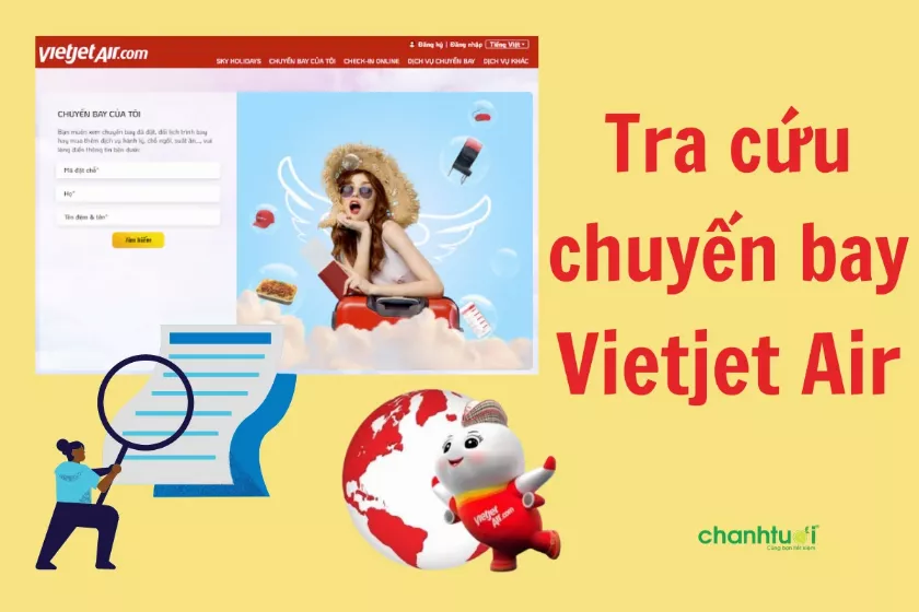 alt text: Tra cứu chuyến bay Vietjet