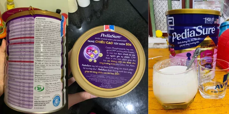 alt: Thành phần dinh dưỡng của sữa Pediasure