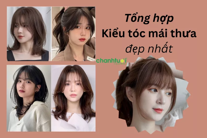 alt: Tổng hợp các kiểu tóc mái thưa