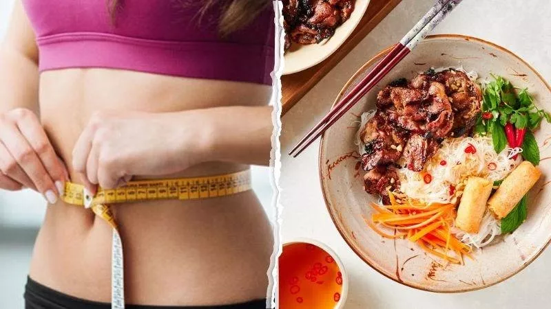 Ăn bún thịt nướng đúng cách