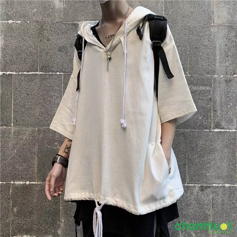 Áo hoodie tay lửng