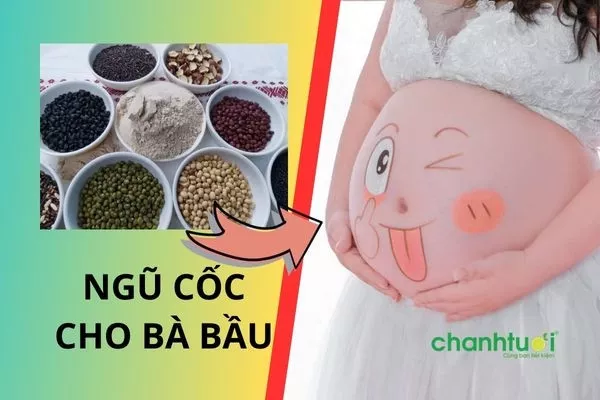 Bà bầu đang ăn ngũ cốc