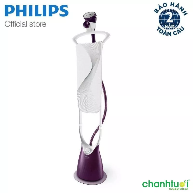 Bàn Ủi Hơi Nước Đứng Philips GC558 - Trắng Tím