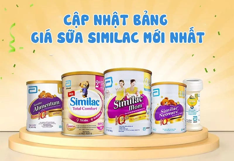 Bảng giá sữa Similac